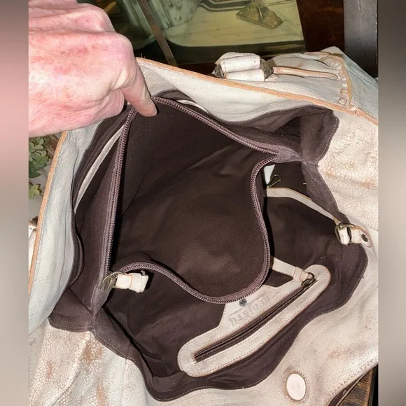 NWT Bed Stu Leather Rockaway Shoulder Crossbody Bag Tote Nectar Lux MSPR $345 - Picture 12 of 15